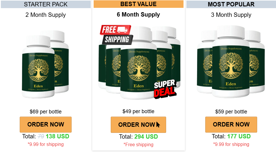 eden supplement order